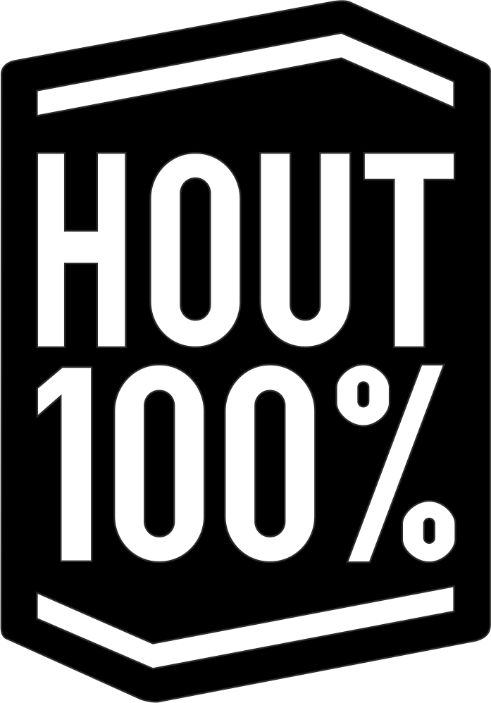 Logo - 100% HOUT