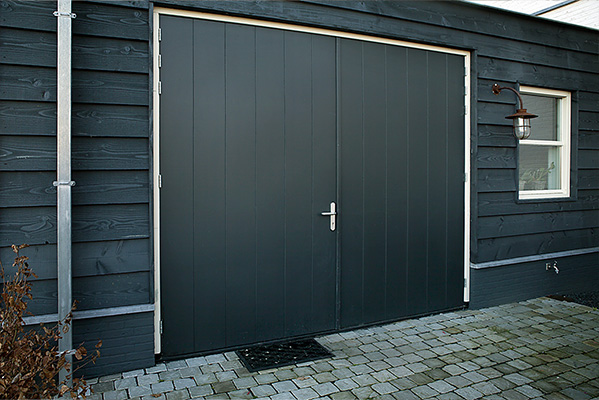 houten garagedeuren de jong kozijnen